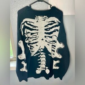 Aelfric Eden goth grunge fairycore skeleton sweater (only worn a few times)